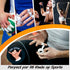 Pro Finger Tape 8 Pack - 0.5” x 45 Ft White Athletic Sports Tape for Rock Climbing, Bjj, Wrestling