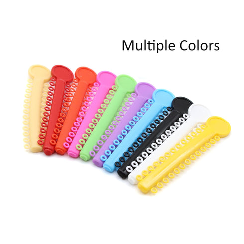 1040 O-Rings - Orthodontic Elastomeric Ligature Ties for Braces, Elastic O-Ring Rubber Bands (Pastel Blue)