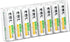 EBL 8 Pack AA Batteries 2800mAh High Capacity Precharged Ni-MH