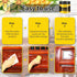 PIPIHUA Beeswax Polish & Conditioner - 2 x 100g Waterproof & Repair Wax with 4 Sponges