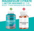 Qunol Magnesium Gummies 200mg, High Absorption Magnesium Supplement, Supports Nerve, Bone, Muscle Health, 120 Count