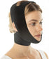 Post Surgery Neck and Chin Compression Garment Wrap Bandage, Jowl Tightening, Neck Coverage, Chin Lifting Strap (M)