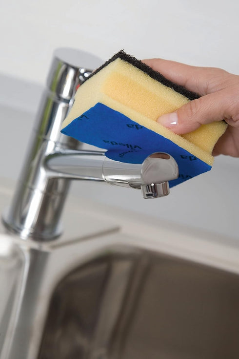 Vileda Glitzi Plus Washing Up Sponge/Thorough, Hygienic and Absorbent by