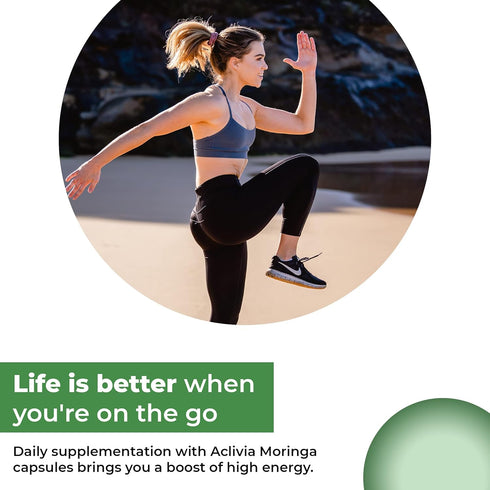 Moringa Complex with Oleifera Leaf & Seed Extract - Potent Strength 5000 mg per Serving, Green-Based Superfood