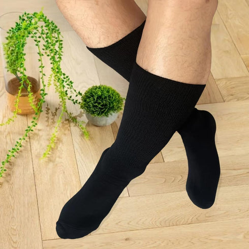 Ioryzek Extra Wide Diabetic Socks Non Binding Bariatric Sock Men Women Neuropathy Medical Swollen Socks