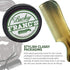 Lucky Franc's Handmade Ox Horn Fine Tooth Comb for Men's Beards and Mustaches, Pocket Size, Metal Tin Gift.