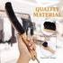 TAKAVU Premium Clothes Brush, Hat Brush with 100% Black Boar Bristle, Large Beech Wood Handle for Lint Removal
