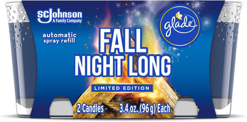 Glade Jar Candles, Fragrance Candles Infused with Essential Oils, 4 Candles, 3.4 Oz