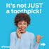drTung's Dental Sticks for Teeth & Gum Cleaning, Soft Floss Picks for Oral Care, Interdental Plaque & Food Remover