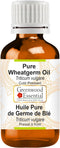 Pure Wheatgerm Oil (Triticum vulgare) Cold Pressed - 10ml (0.33 oz)