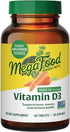 MegaFood Vitamin D3 1000 IU (25 mcg) - Immune Support Supplement, Bone Health - Non-GMO, Vegetarian, 60 Tabs