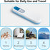 TAISHAN UV Toothbrush Case Sanitizer - Portable Rechargeable Travel Holder, Fits All Toothbrushes for Home and Travel