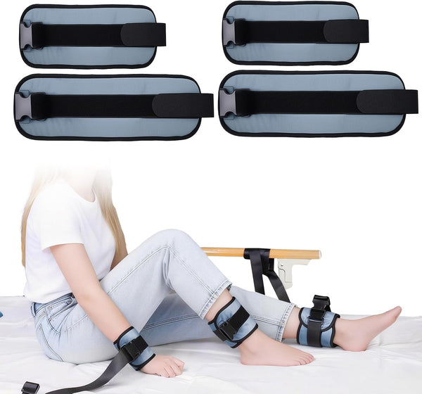 Medical Bed Restraints for Wrists & Ankles, Patient Restraint Band with Adjustable