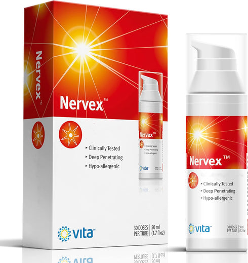 Vita Sciences Nervex Powerful Neuropathy Cream: Advanced Natural Relief for Peripheral Neuropathy,