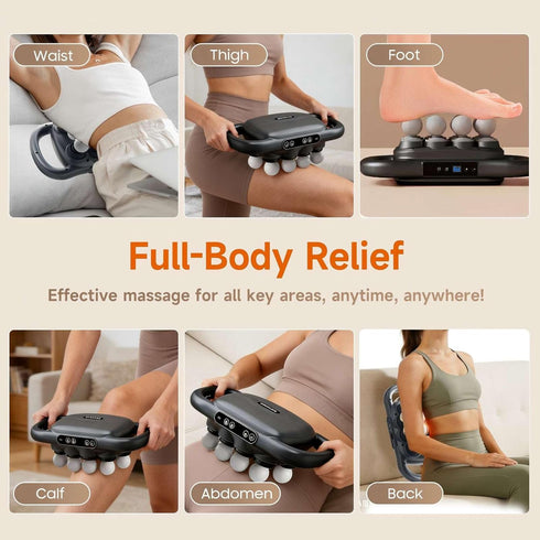 LOVMASSG 16-Head Set, 9 Massage Gun Deep Tissue Percussion Massager, Electric Muscle Massager with Adjustable Speeds