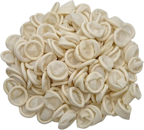 Large Latex Finger Cots, Anti Static Rubber Fingertip Protective Cots (400 Pcs for Electronic Repair)