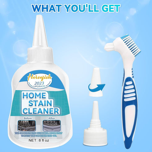 Home Remover Gel, 8 Fl Oz Washing Machine Cleaner for Household Use, Mold Cleaner for Tiles, Grout, Sinks, Kitchen