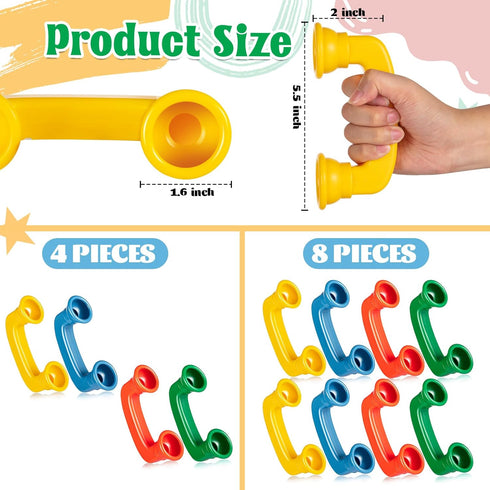 KFPPLXQ 8 Whisper Reading Phones Pcs Hear Myself Sound Phone Speech Therapy Toy Tool for Classroom Accelerate Reading