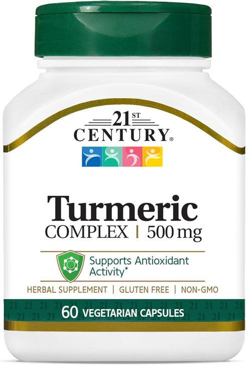 21st Century Turmeric Complex Vegetarian Capsules | 60 Count