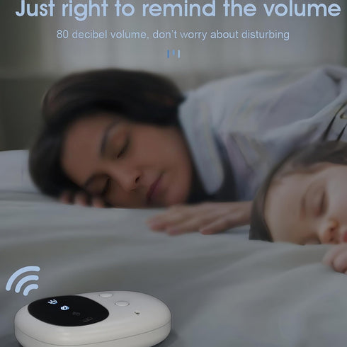 Wireless Bedwetting Alarm for Kids & Adults, Potty Training Reminder Device with Sound & Vibration, Nighttime Accident