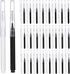 Patelai 50 Pieces Braces Brush, Interdental Brush Toothpick, Dental Hygiene Tool, Black & White