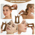Wooden Gua Sha Massage Tool for Face and Body, Acupressure Massager with Ergonomic Grip, Gua Sha Style Muscle Scraper