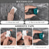 Linkidea 3PCS Travel Toothbrush Head Covers with Suction Cup Portable Wall Mount Holder, Convenient Toothbrush Cap