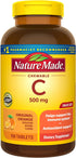 Nature Made Chewable Vitamin C 500 mg - 150 Tablets for Immune Support, 150 Day Supply