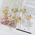 inSowni 21 Pack Gold Leaf Flower Bridal Wedding Hair Combs + U-shaped Pearls Hair Pins Accessories
