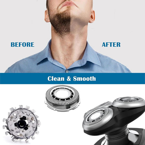 SH90/72 Replacement Heads, Compatible with Philips Electric Shavers Series 9000 and 8000, Upgraded Blades