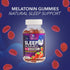 Melatonin Gummies 8mg - Extra Strength Sleep Support with 20mg Passiflora, Vegan & Non-GMO, Berry Flavor - 120 Gummies