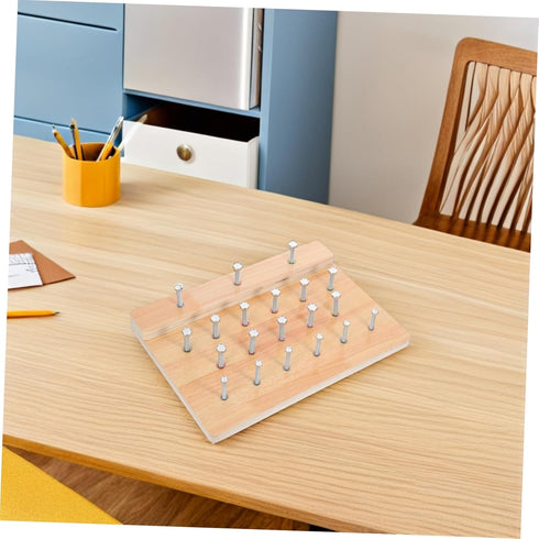 Wooden Finger Rehabilitation Board for Hand Dexterity - Ideal Therapy Tool
