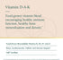 Natura Health Products Vitamin D-A-K Supplement, Supports Healthy Bone, Heart, and Vision Function - 60 Capsules
