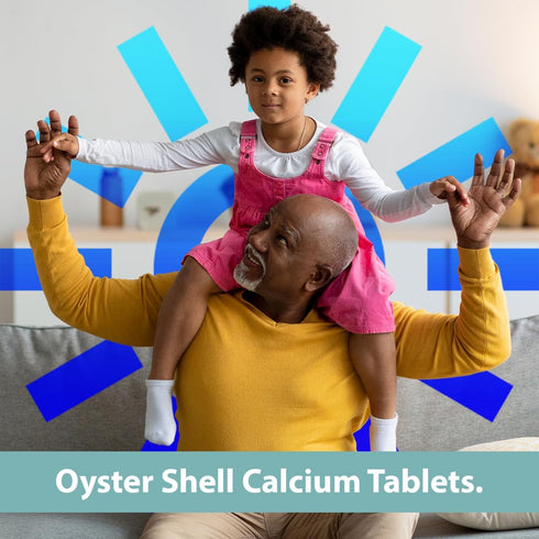 Gericare Oyster Shell Calcium 500 mg 60 Count | Nutritional Supplement for Bone Health