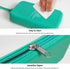 Silicone Small Makeup Bag Pouch, Cute Portable Travel Toiletry Bag Waterproof Mini Zipper Clutch Organizer (Small Green)
