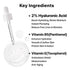 2% Hyaluronic Acid Serum with Vitamin B5 (1Fl Oz) - Intense Hydrating Serum for Moisturizing and Anti-Aging