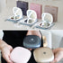 Mavoro LED Lighted Travel Makeup Mirror, Rechargeable, 1x/10x Magnification, Pocket or Purse Mirror, Touch Sensor