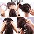 TOBATOBA Bun Maker Clip, 3 Pcs Bird Nest Hair Clips for Women, Expandable Ponytail Holder Hair Accessories