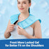 Comfytemp Ice Pack for Neck and Shoulders Pain Relief with Straps, Reusable Gel Wrap for Physical Therapy