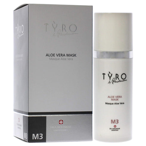 TYRO Aloe Vera Mask - 1.69 Oz - Calming Overnight Mask for Face, Neck, and Décolleté - Restores Moisture Barrier