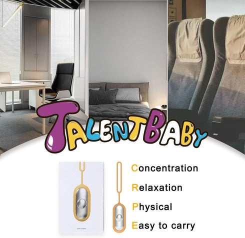 Handheld Relaxation Device, Compact Device, Massage Improves Mood and Focuses Attention, Supports Calmness, Small