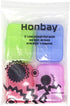 Honbay 4PCS 6 Compartments Waterproof Plastic Pill Organizer Box Case for Daily or Travel Use