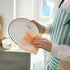 Cleaning Cloths Wipe Roll, Reusable Kitchen Cleaning Wipe, Wash Rags for Home, Kitchen Use (Orange)