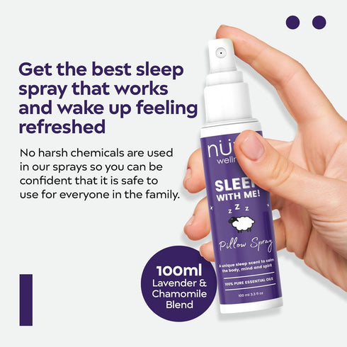 Premium Pillow Spray - Made with Therapeutic Essential Oils - Deep Sleep pillow Spray Mist with Lavender and Chamomile