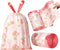 YIHUANYIFA 4 Gallon Small Trash Bags 156pcs Tearing-Free Drawstring for Bathroom Office Home