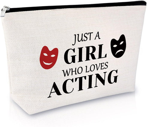 Theatre Lover Gifts Makeup Bag, Theatre Drama Gift for Actress, Theater Gifts for Women, Drama Teacher Gift