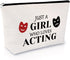 Theatre Lover Gifts Makeup Bag, Theatre Drama Gift for Actress, Theater Gifts for Women, Drama Teacher Gift