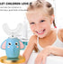 SNOWROSE 8 IPX7 2-12 Pcs Soft Bristles Kids Toothbrushes and Kids Electric Toothbrush U-Shaped Ultrasonic Waterproof