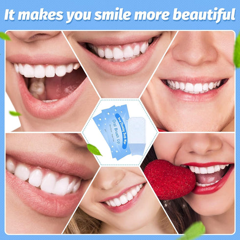 300 Pcs Disposable Finger Brush Teeth Wipes, Bulk Finger Toothbrush, Textured Surface, Individual Package