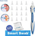 Smart Swab - Spiral Ear Cleanser - Earwax Remover Tool with 16 Replaceable Tips